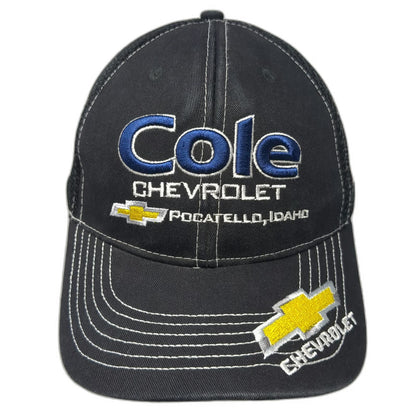 360 Apparel Cole Chevrolet Pocatello Idaho Black One Size Baseball Cap Hat Mesh