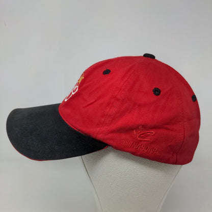 Chase Authentics Men's Fitted Hat Red Black Size OSFM Embroidered Budweiser Logo