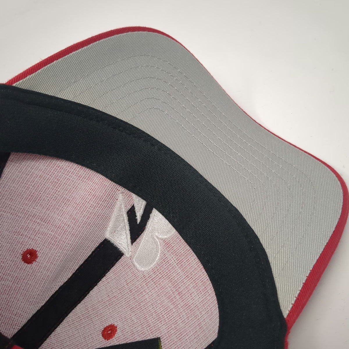Bridgestone Golf Baseball Cap Red M Stretch Fit B330 Logo Side Embroidery Hat