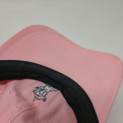 Rick and Morty Tinkles Slideback Hat Pink OSFM Embroidered Adult Swim 6 Panel