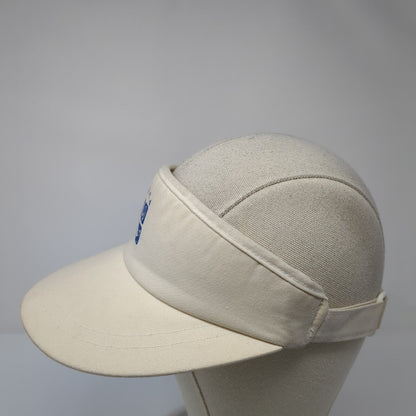 LSLCA Slideback Sun Visor Hat Cream One Size Solid Adjustable Outdoor