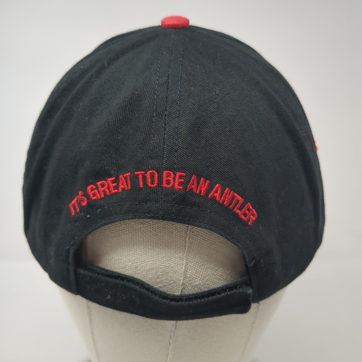 EHS Antlers Athletics Strapback Hat Black One Size Adjustable 6 Panel