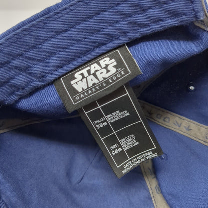 Star Wars Galaxy's Edge Strapback Hat Blue 57-59cm Adjustable Embroidered Cotton