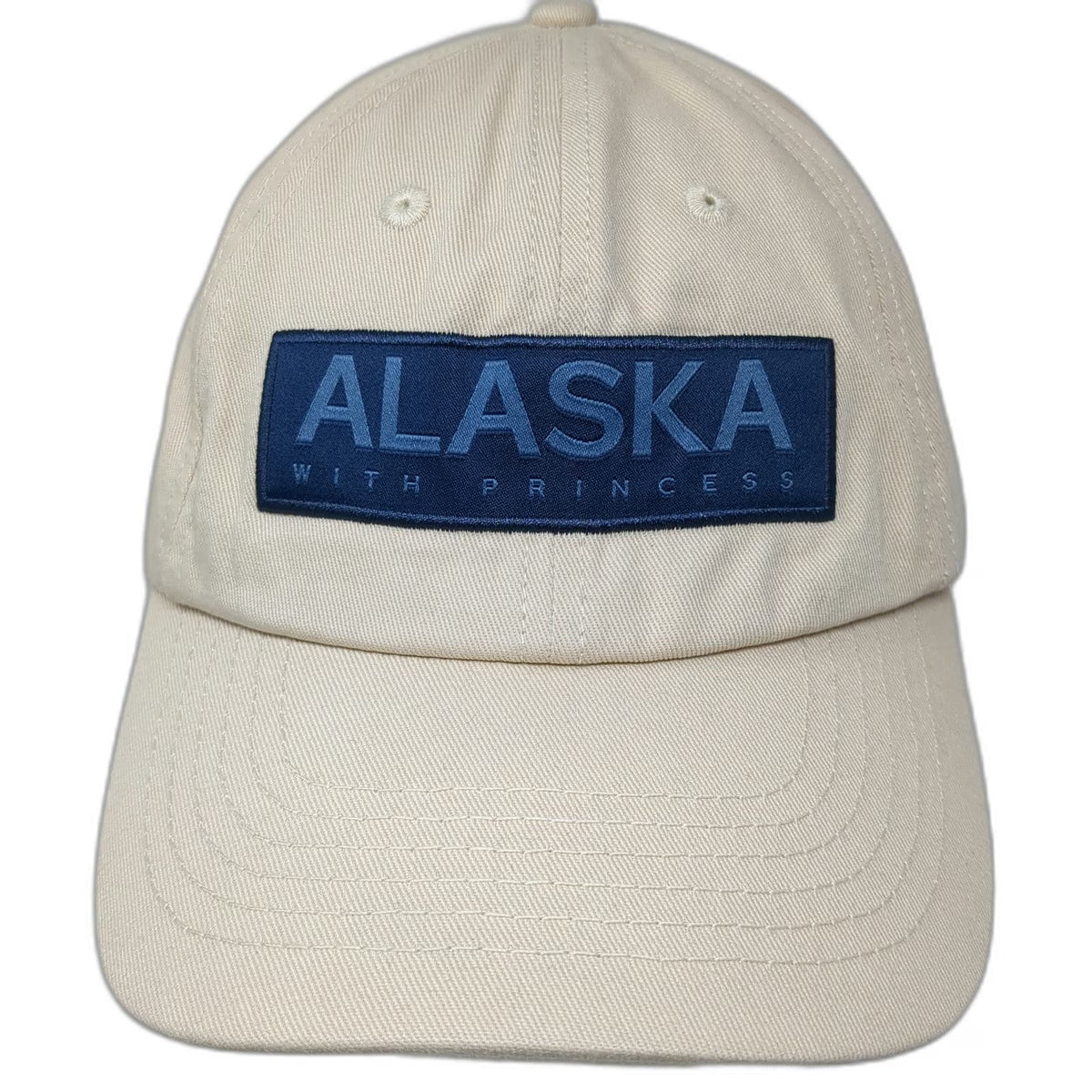 Princess Alaska Cruise Souvenir Baseball Cap Beige One Size Travel Ship Hat