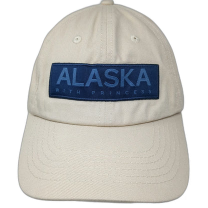 Princess Alaska Cruise Souvenir Baseball Cap Beige One Size Travel Ship Hat