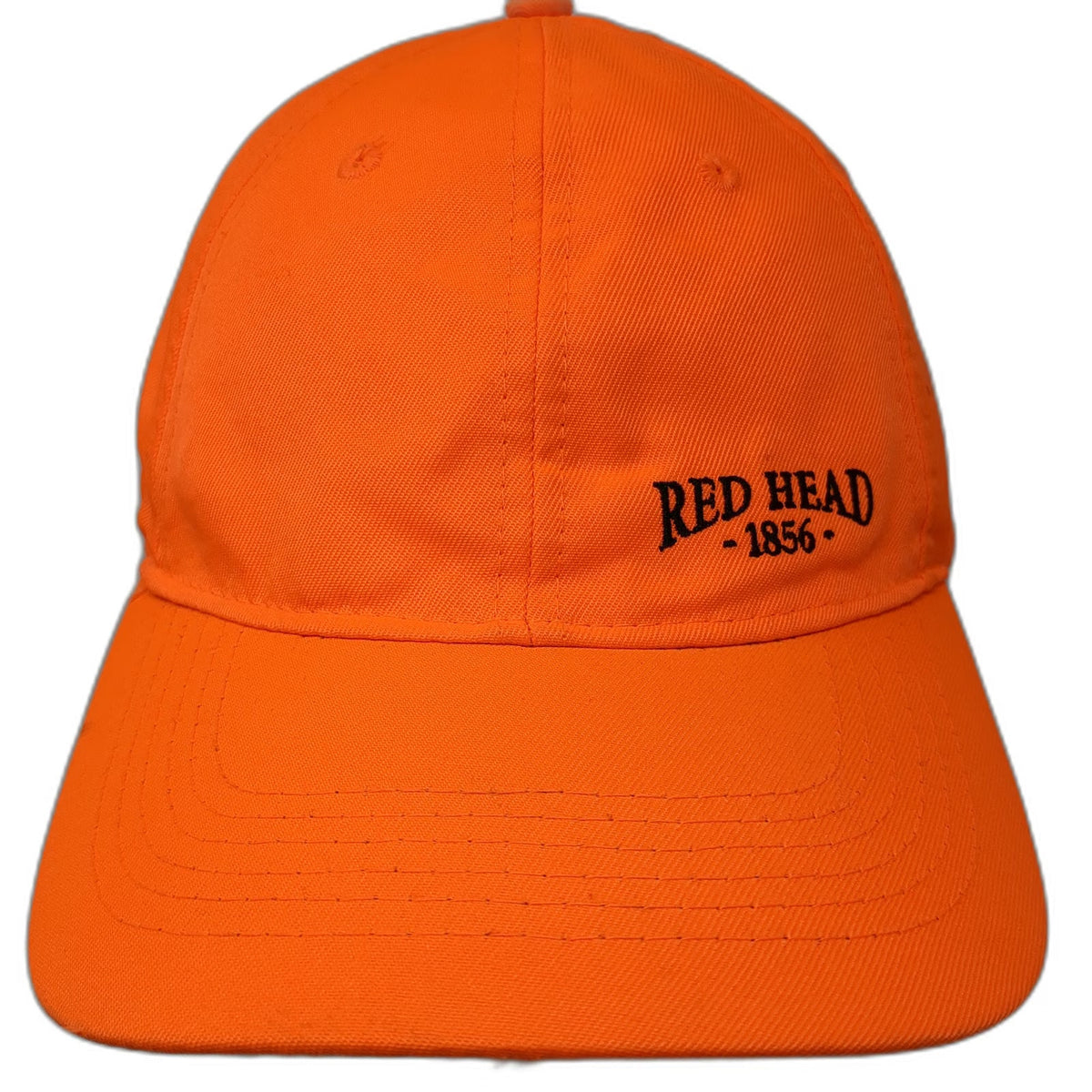 Red Head Orange Baseball Cap One Size Strapback Hunting Blaze Safety Outdoor Hat