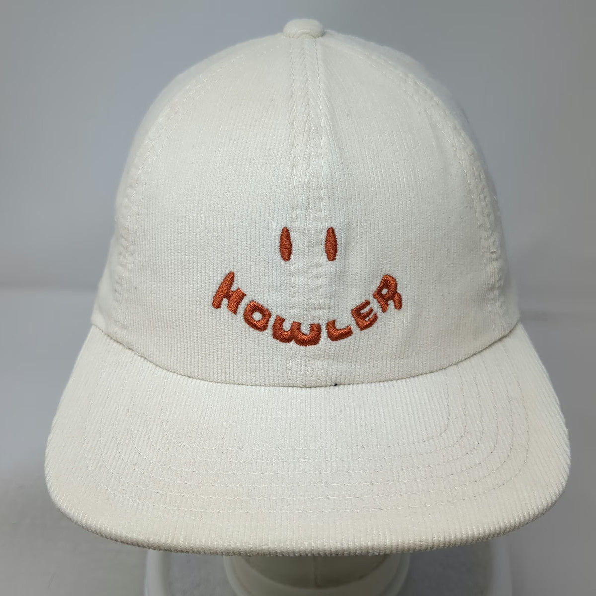 Howler Brothers Baseball Cap Beige One Size Corduroy Slideback Orange Cotton Hat