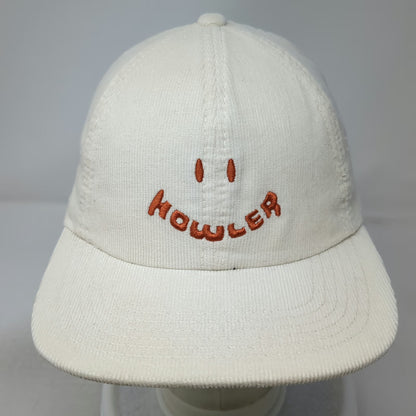 Howler Brothers Baseball Cap Beige One Size Corduroy Slideback Orange Cotton Hat