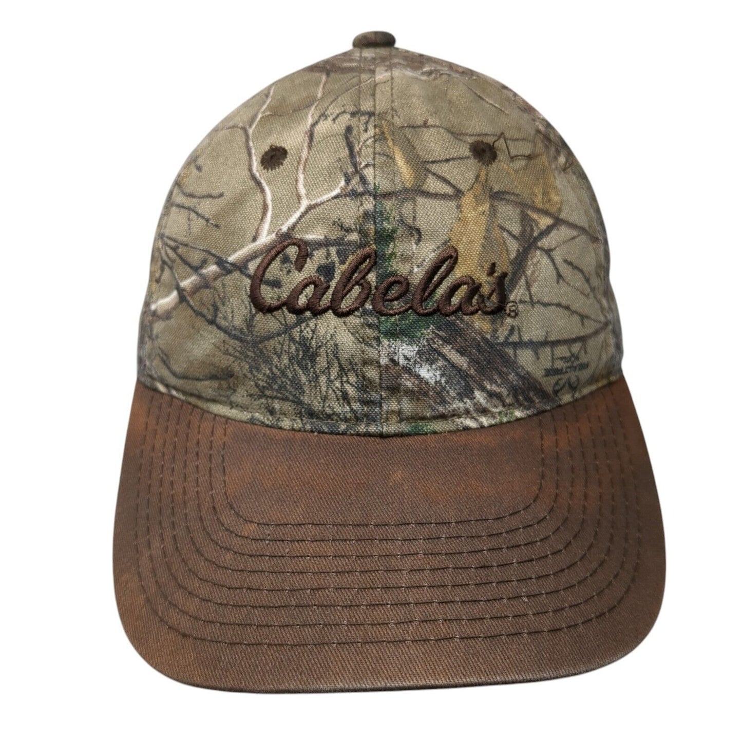 Cabela's Worlds Foremost Outfitters Strapback Hat Camouflage OS Adjustable