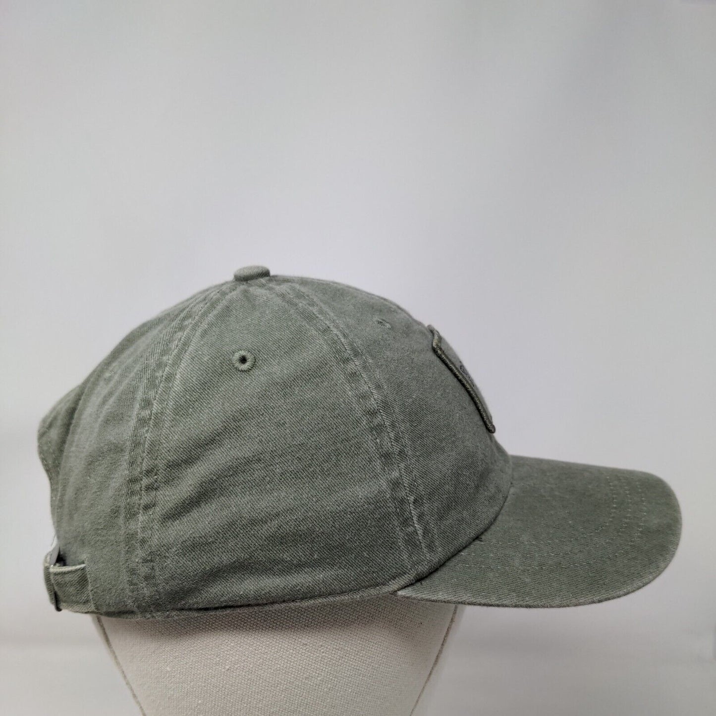 PINK Victoria's Secret Slideback Hat Green One Size Adjustable 6 Panel Cotton