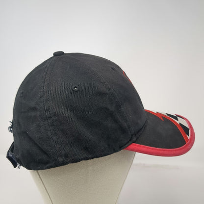 Dodge Baseball Cap Black Red White OSFM Checkered Racing Ram Logo Strapback Hat