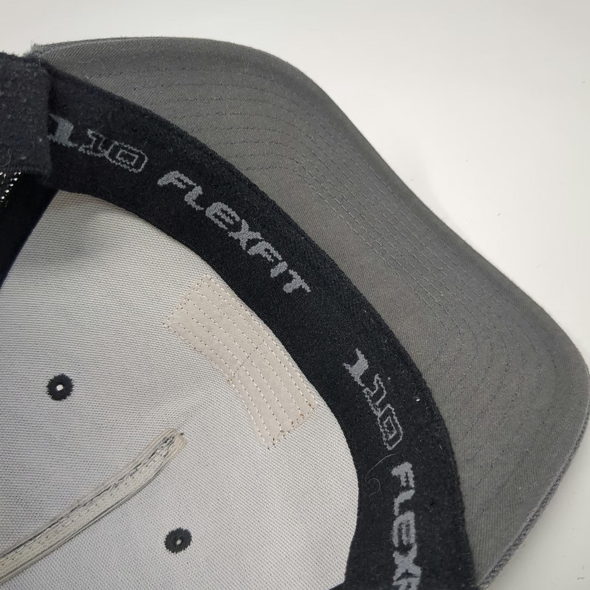 Caterpillar Trucker Hat Gray Black One Size Mesh Back Flexfit Snapback Workwear