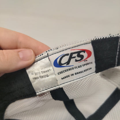 GoDaddy.com Strapback Mesh Back Trucker Hat Black One Size Stewart-Haas Racing