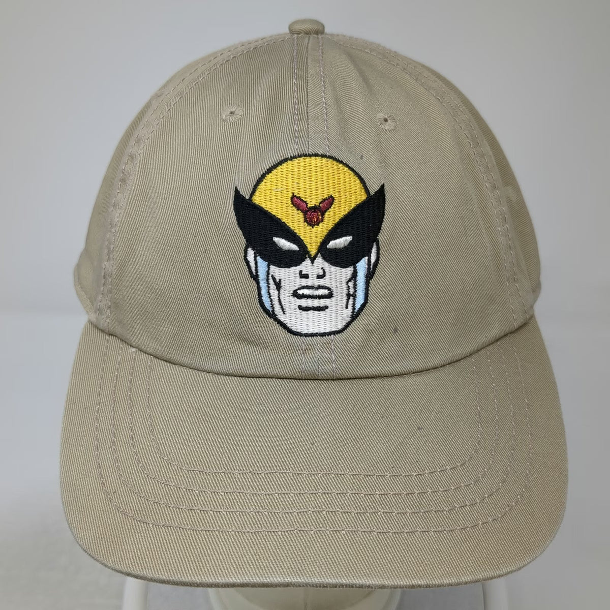 Cobra Baseball Cap Beige One Size Wolverine Marvel Comics Mask Character Hat