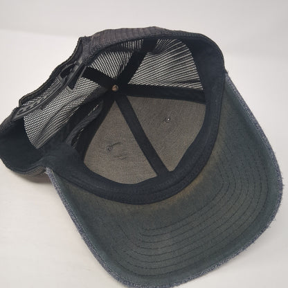 Columbia PFG Snapback Trucker Hat Gray One Size Fish Flag Mesh Back