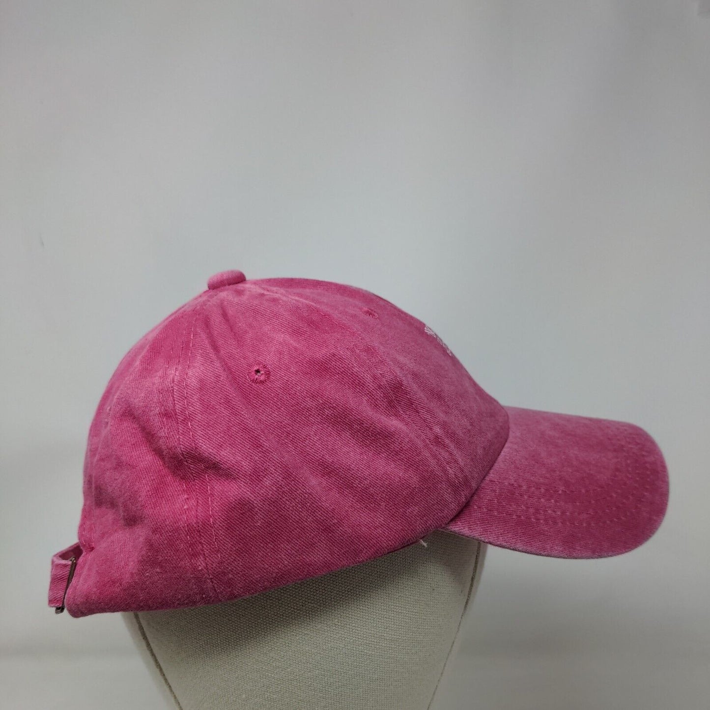Normal Isn't Coming Back Jesus Is Slideback Hat Pink One Size Adjustable Cotton