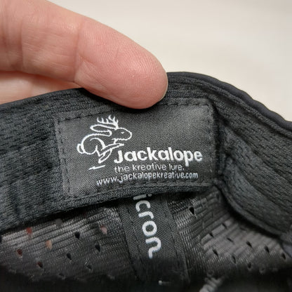 Jackalope Trucker Hat Black One Size U.S. Expansion Team Perforated Snapback