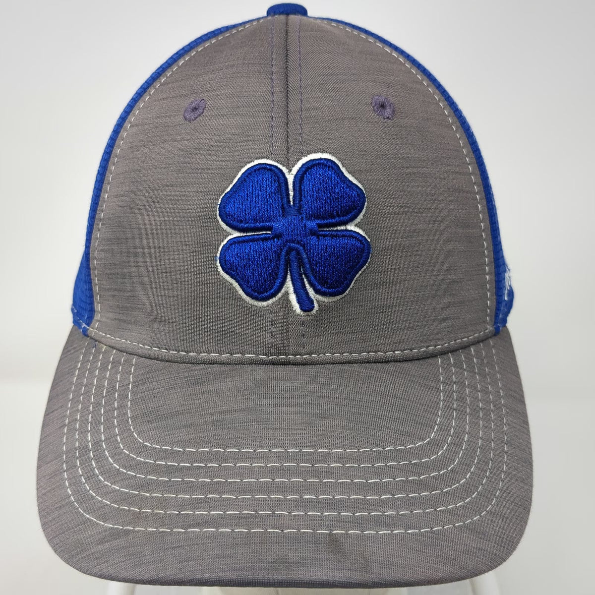 Black Clover Baseball Cap Gray Blue M Live Lucky Clover 3D Embroidered hat