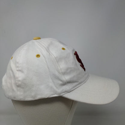 Headmaster Men's Strapback Hat White OSFA Embroidered Florida State Seminoles