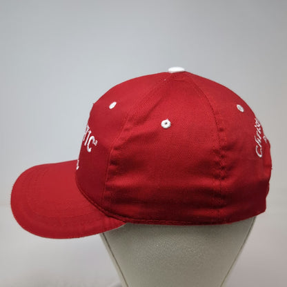 Red Majestic Resorts Punta Cana Christmas 2018 Slideback Baseball Cap Hat OSFM
