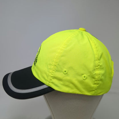 Port Authority Baseball Cap Green One Size Strapback Reflective Safety Work Hat