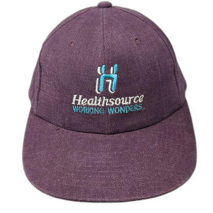 Yupoong Baseball Cap Red One Size Healthsource Working Wonders Slideback Hat