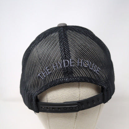 HH Boise, ID Snapback Mesh Back Trucker Hat Gray Adjustable The Hyde House