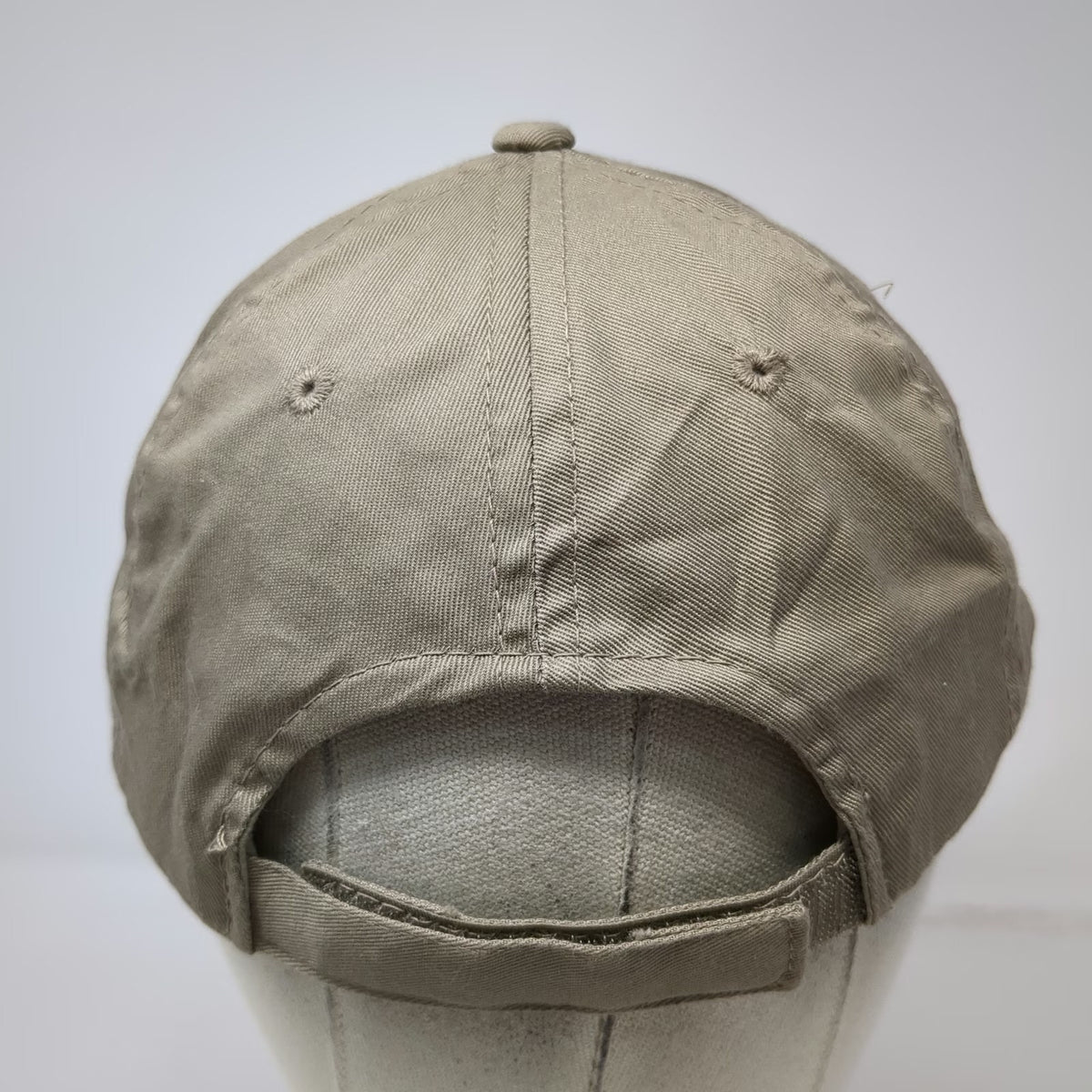 Headliner Corta-Flx Horse Logo Baseball Cap Beige One Size Strapback Hat Cotton
