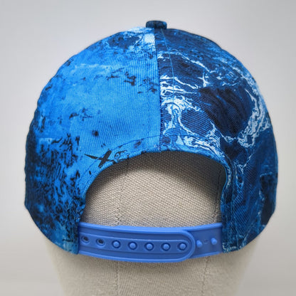Realtree Snapback Blue One Size Hat Keystone Light Beer Fishing Water Camo Rope