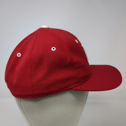 Zephyr Nebraska Huskers NCAA Red 6 7/8 Fitted Cap Wool Blend N Logo Mascot Hat