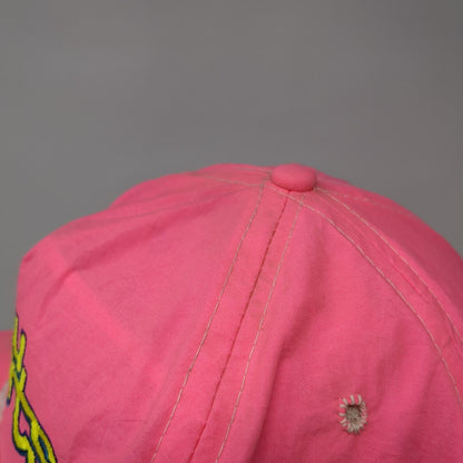 MU Sports Slideback Hat Pink One Size Adjustable Embroidered Rope Imperial