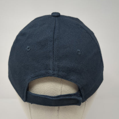 Prince Edward Island Strapback Baseball Cap Blue One Size Adjustable Embroidered