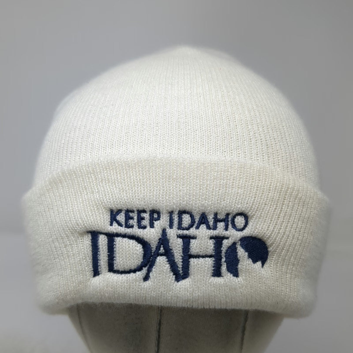 Port & Company Baseball Cap White One Size Keep Idaho State Hat Embroidered