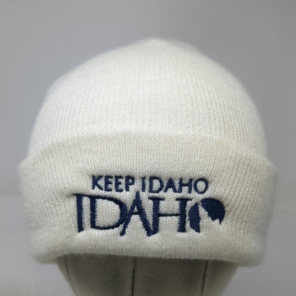 Port & Company Baseball Cap White One Size Keep Idaho State Hat Embroidered