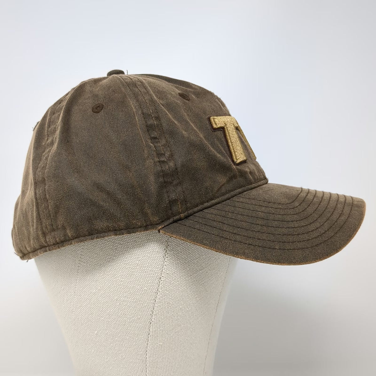 The Game Baseball Cap Brown One Size TV Gold Embroidery Cotton Slideback Hat