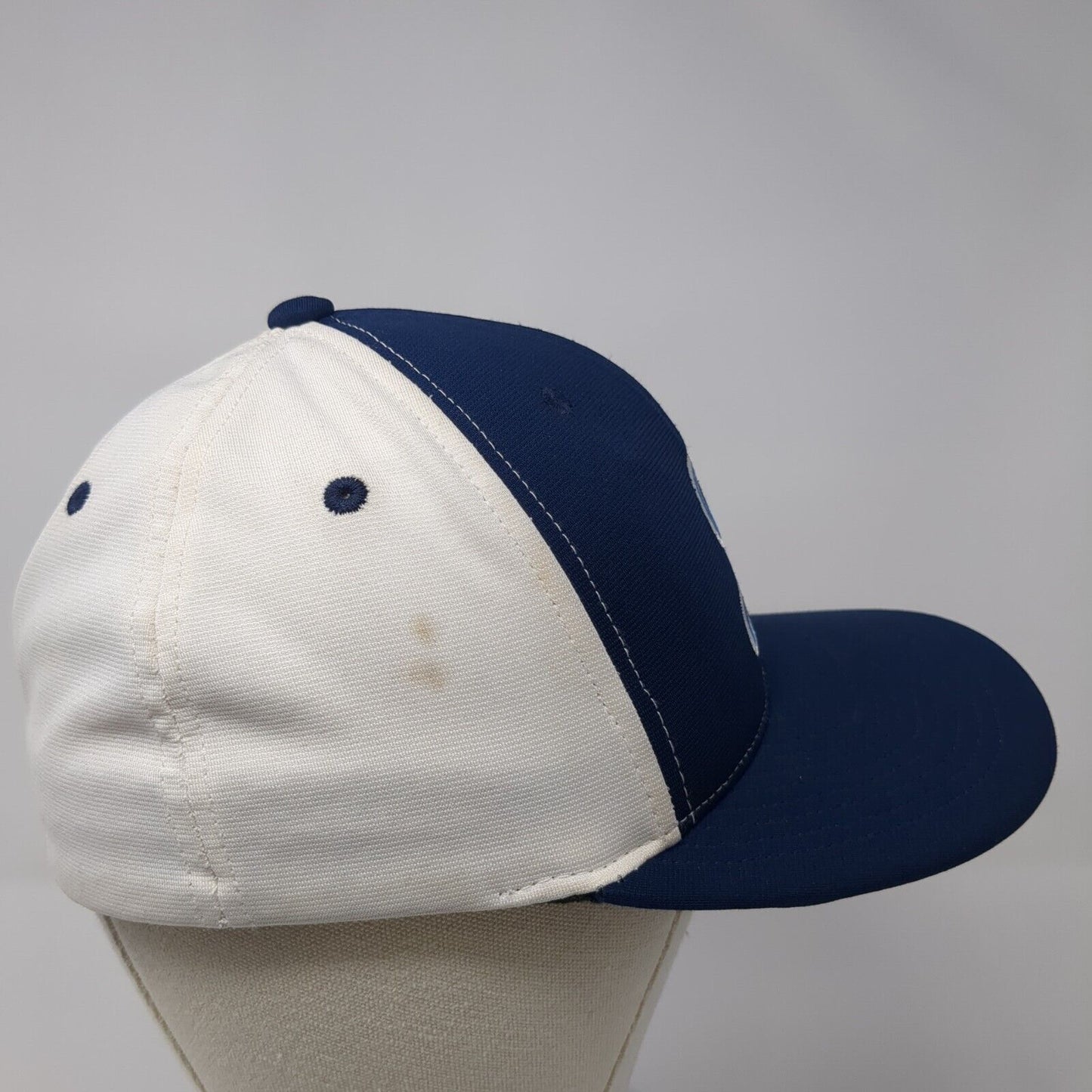 Boombah Fitted Hat Blue S-M Embroidered Colorblock 6 Panel Outdoor