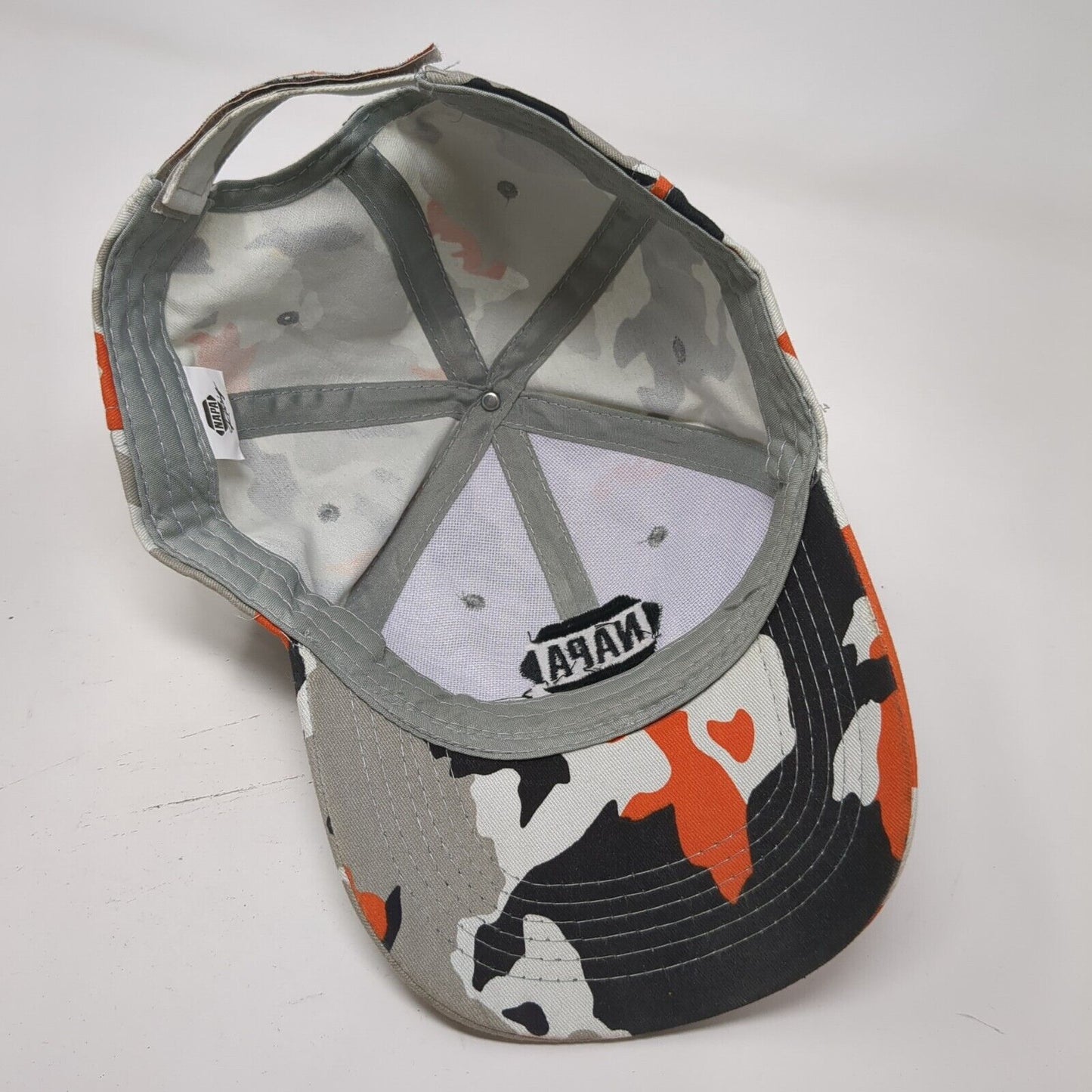 NAPA Racing Strapback Hat Camouflage One Size Adjustable Embroidered