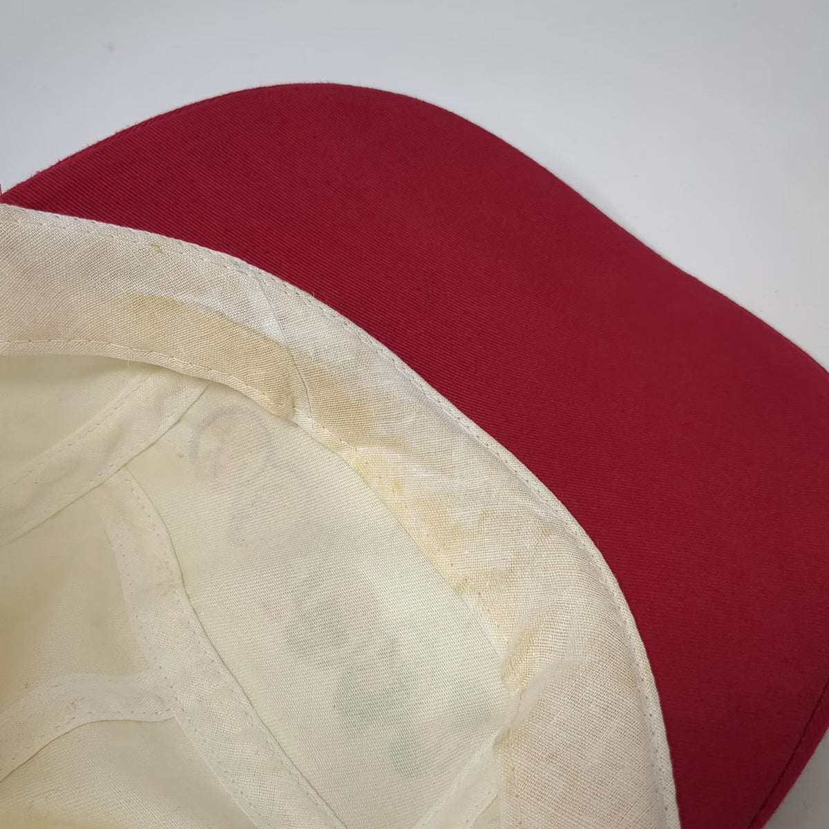 Pleasant Company 5 Panel White Red Hat One Size American Girls Club Graphic