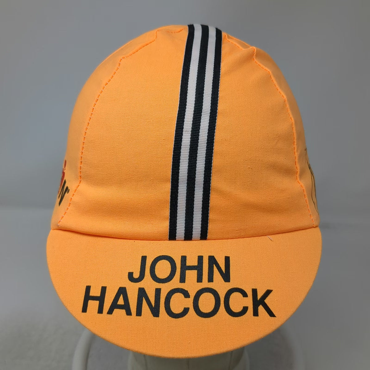 O'Gara 1992 New York City Marathon John Hancock Orange Baseball Cap Hat Vintage