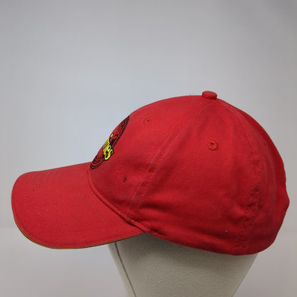 United States Marines Corp Strapback Baseball Cap Red OS Adjustable 6 Panel