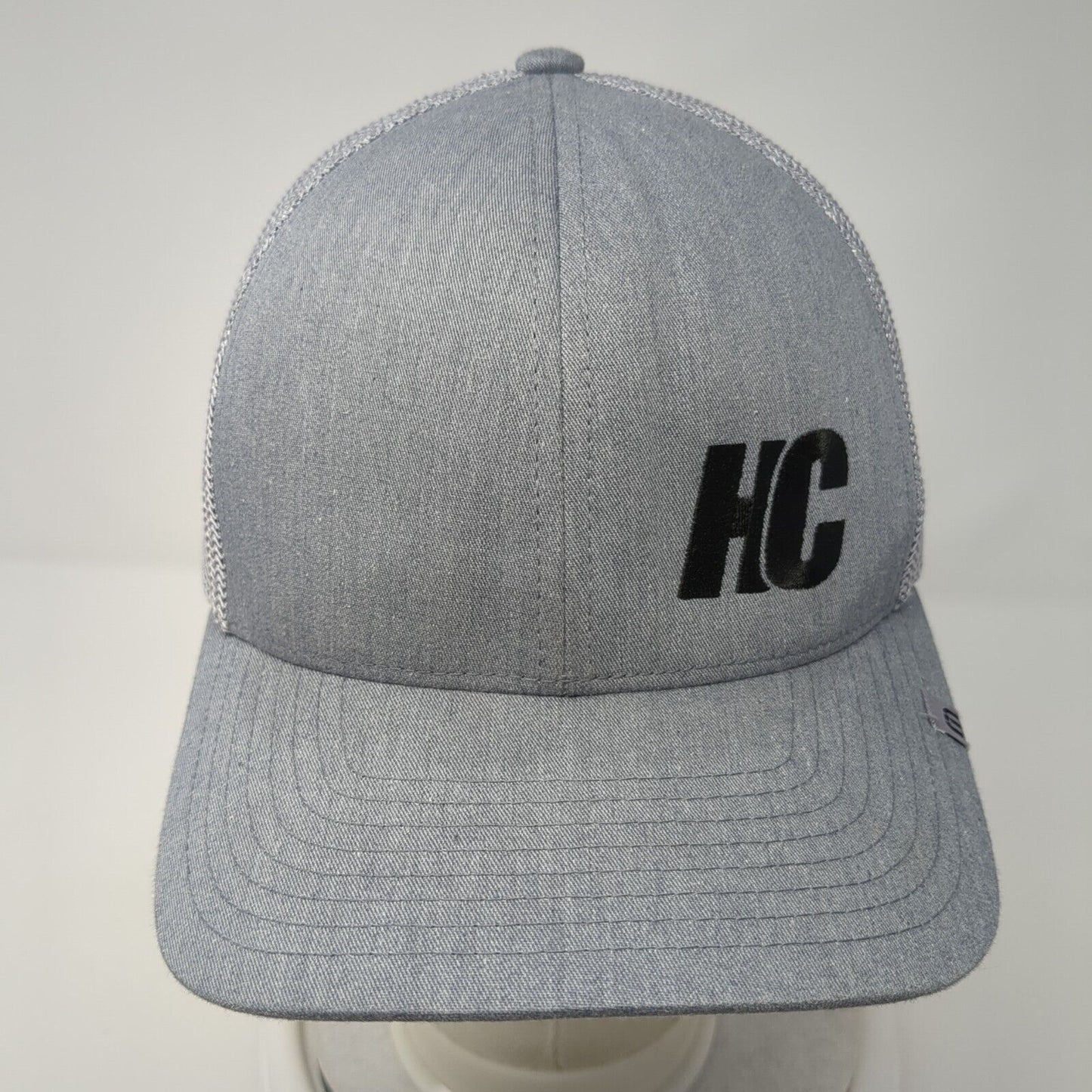 HC Snapback Mesh Back Trucker Hat Gray One Size Mesh Back Flexfit 110