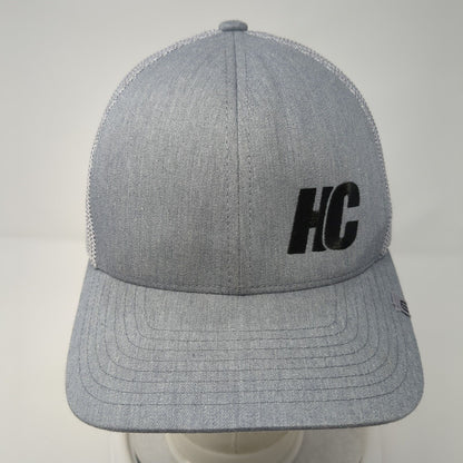 HC Snapback Mesh Back Trucker Hat Gray One Size Mesh Back Flexfit 110