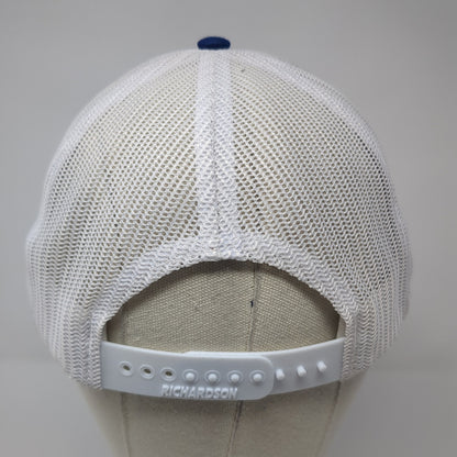 Dirks Dozing & Excavating Trucker Hat Blue OS Adjustable Mesh Back Richardson