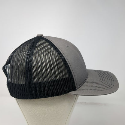 Outdoor Cap Trucker Hat Gray One Size Mesh Back Snapback Forterra Logo Hat Black