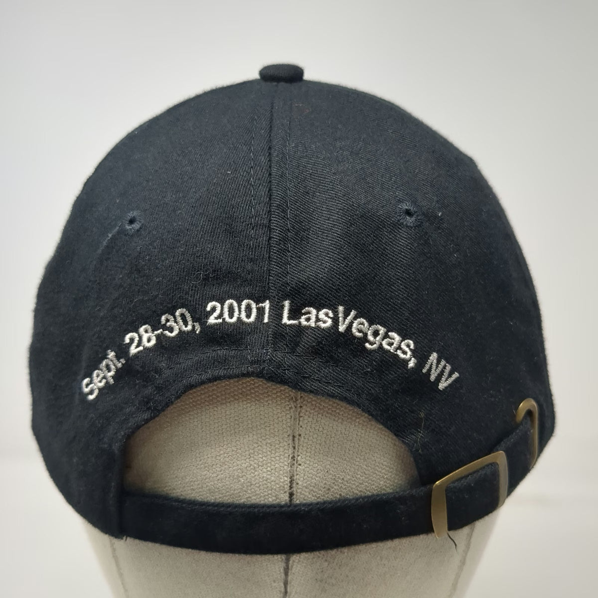 BMW Baseball Cap Black One Size Hat Art of Motorcycle Guggenheim Las Vegas 2001
