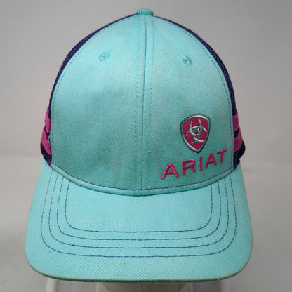 Ariat Trucker Hat Blue One Size Mesh Snapback Equestrian Western Pink Purple