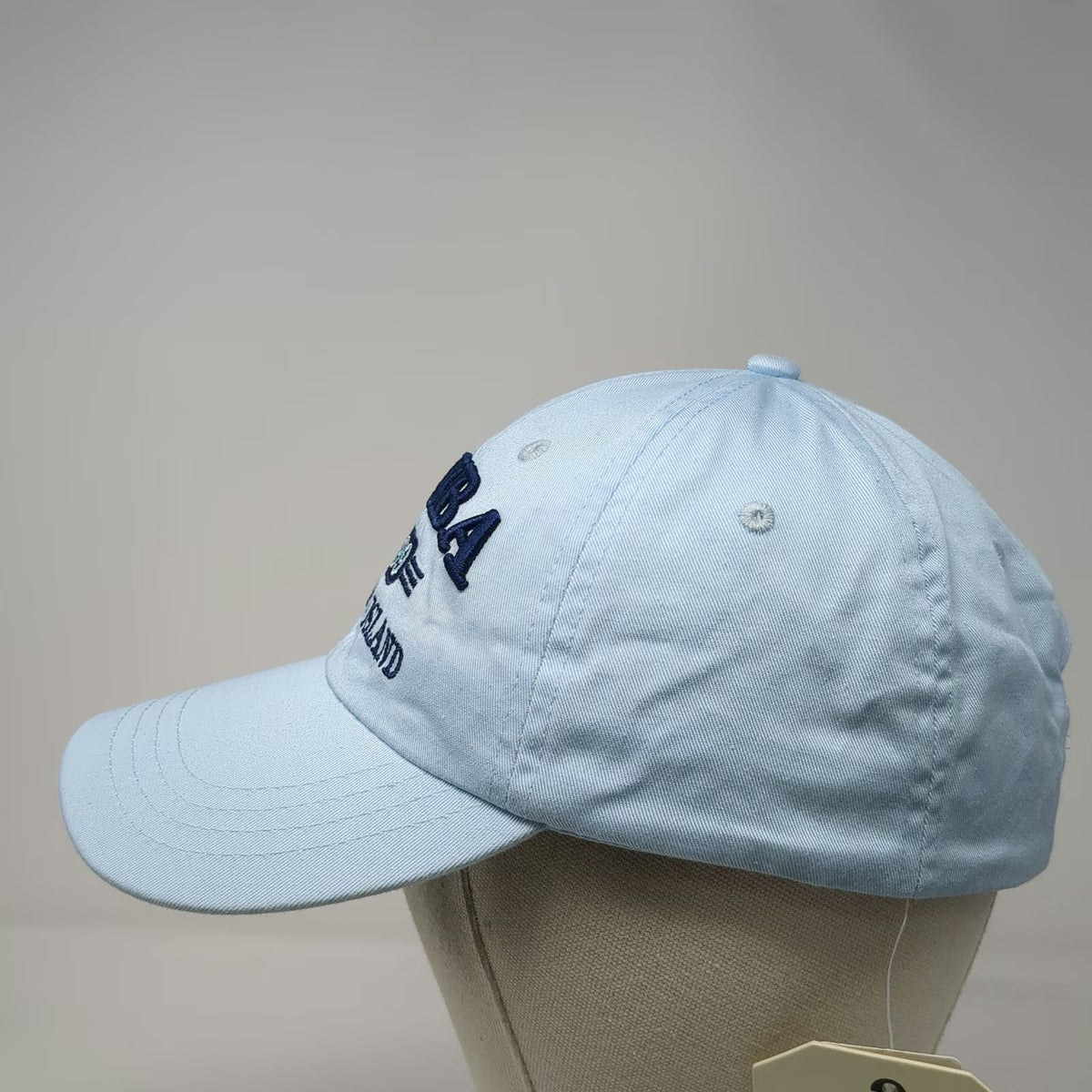 Aruba Trading Co Baseball Cap Blue One Size Embroidered 1499 Happy Island Hat