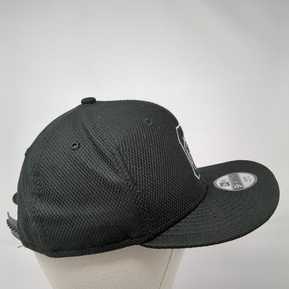 Lion Face Youth Snapback Hat Black OS Adjustable Embroidered 9Fifty New Era