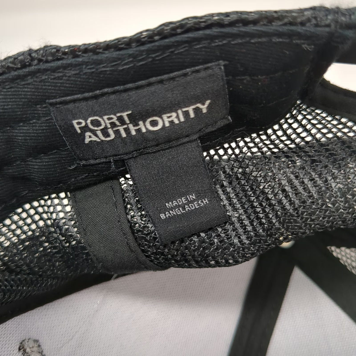 Port Authority Trucker Hat Gray One Size Mesh Maxwell Family Livestock Pig Goat
