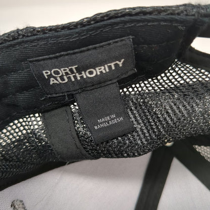 Port Authority Trucker Hat Gray One Size Mesh Maxwell Family Livestock Pig Goat
